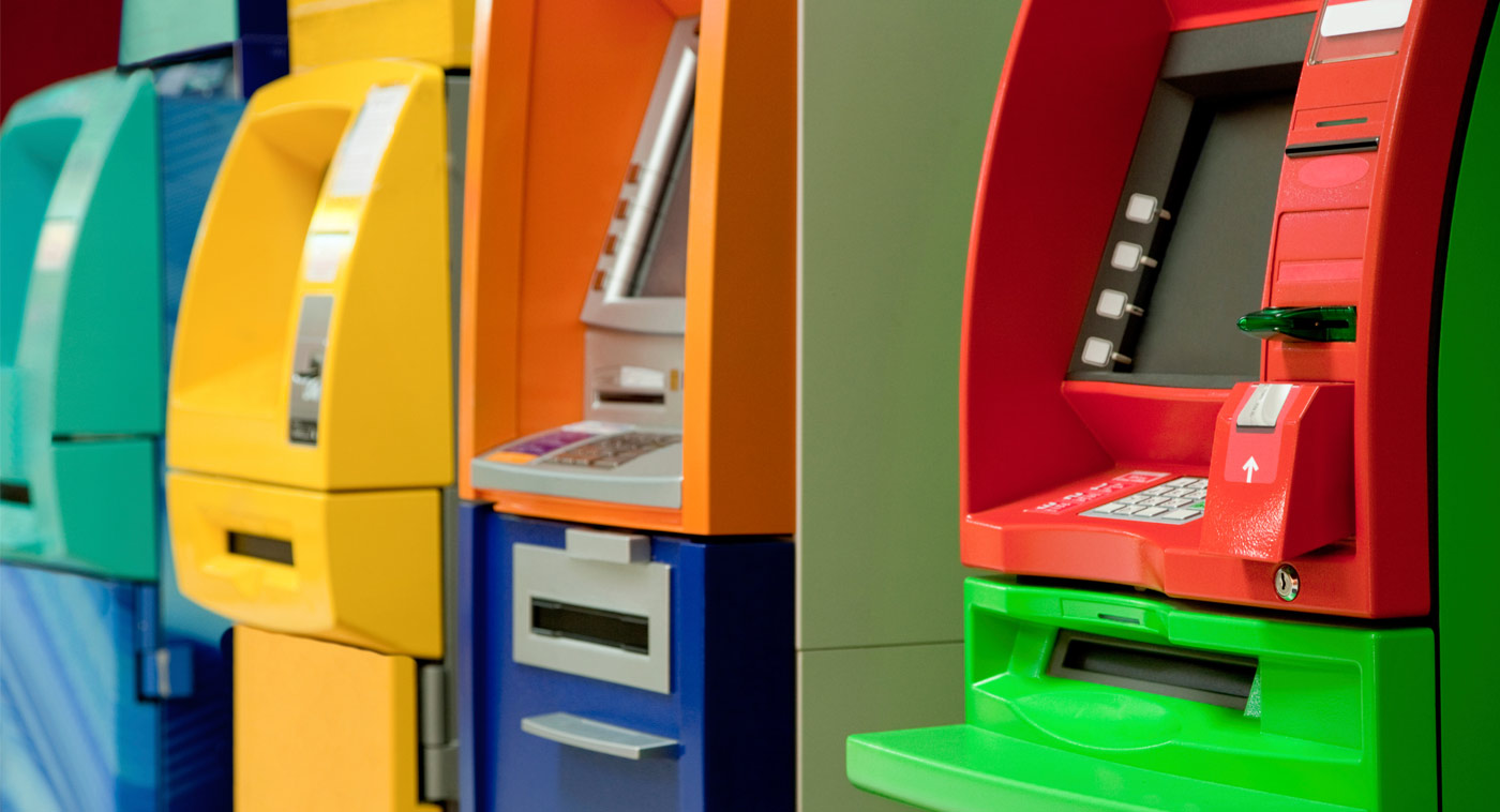 Colourful remanufactured service machines for sale for the ATM industry